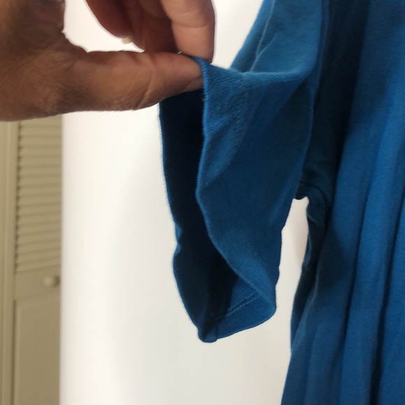 Jones New York Sport Womans Blue Button Down Front Top 2X PLUS SIZE - Picture 3 of 6